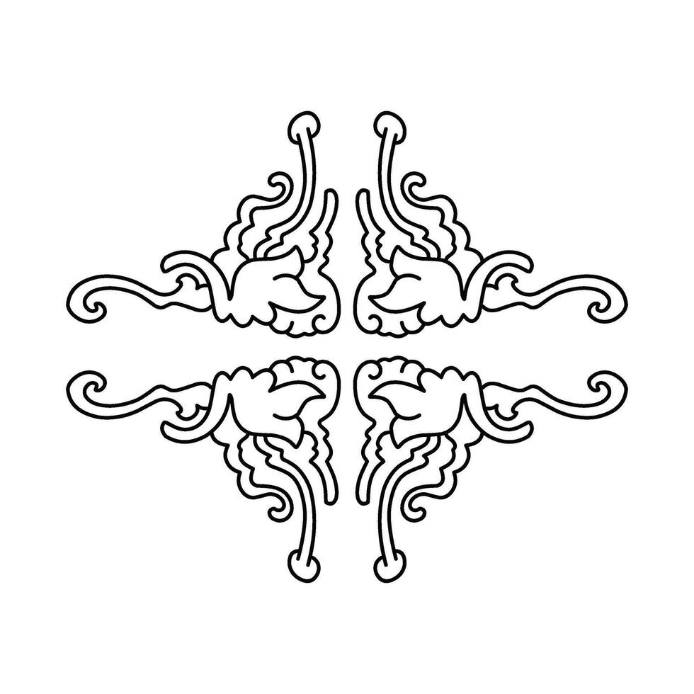 border, aesthetic, vintage and border design elements vector