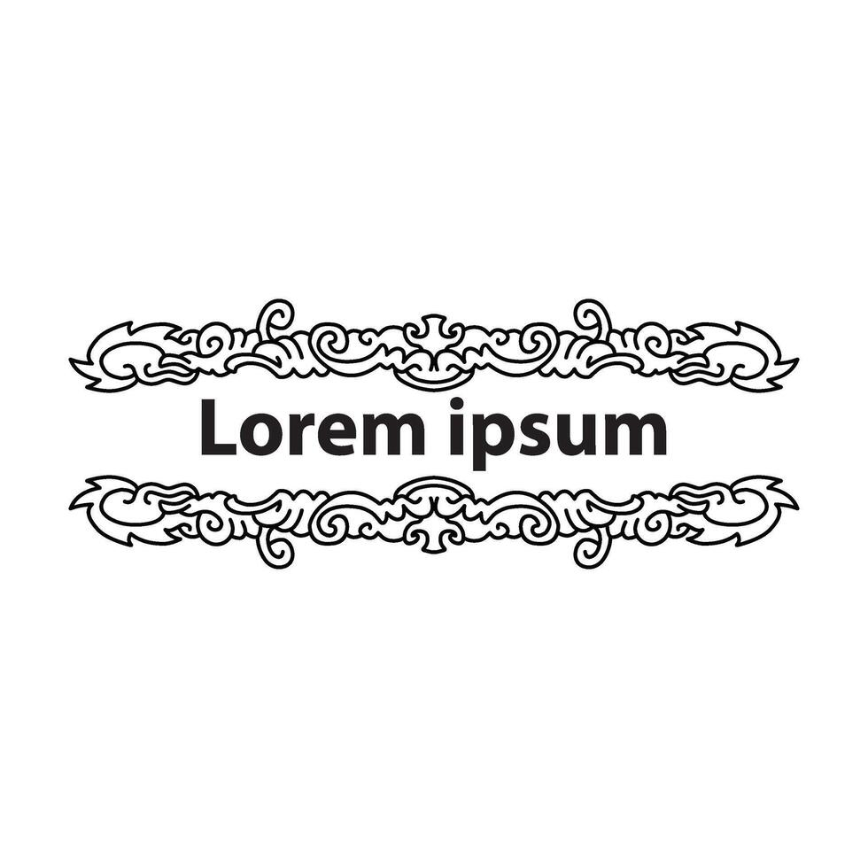 border, aesthetic, vintage and border design elements vector