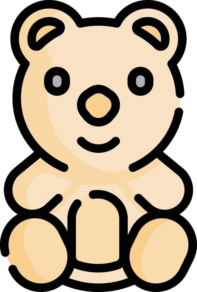 teddy bear illustration design vector