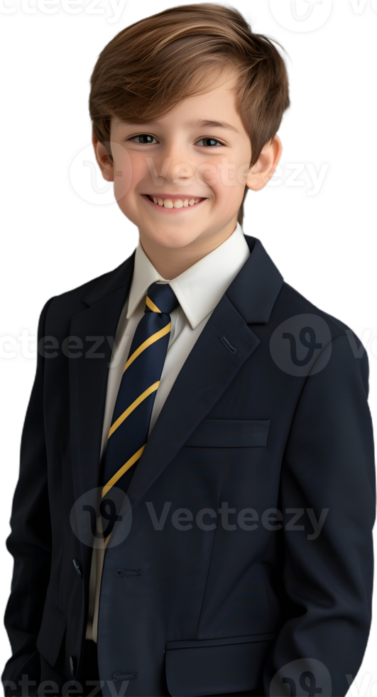 a boy in a suit and tie png