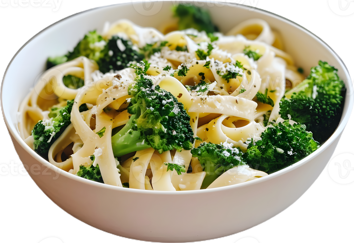 pasta with broccoli and parmesan cheese png