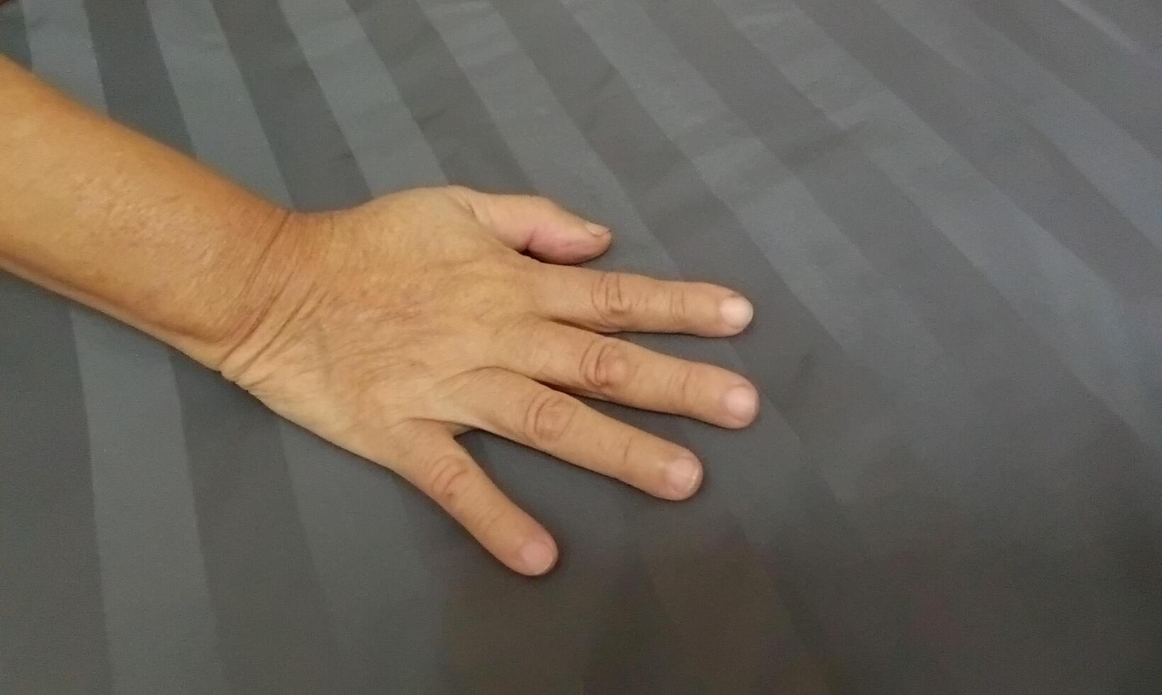 My right hand with five fingers photo