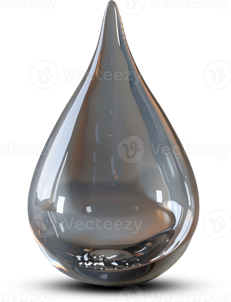 a drop of water on a transparent background png