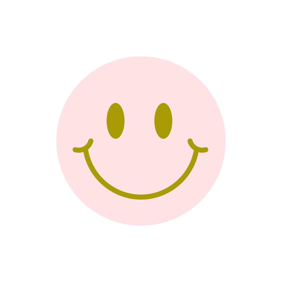 y2k Smile Illustration vector