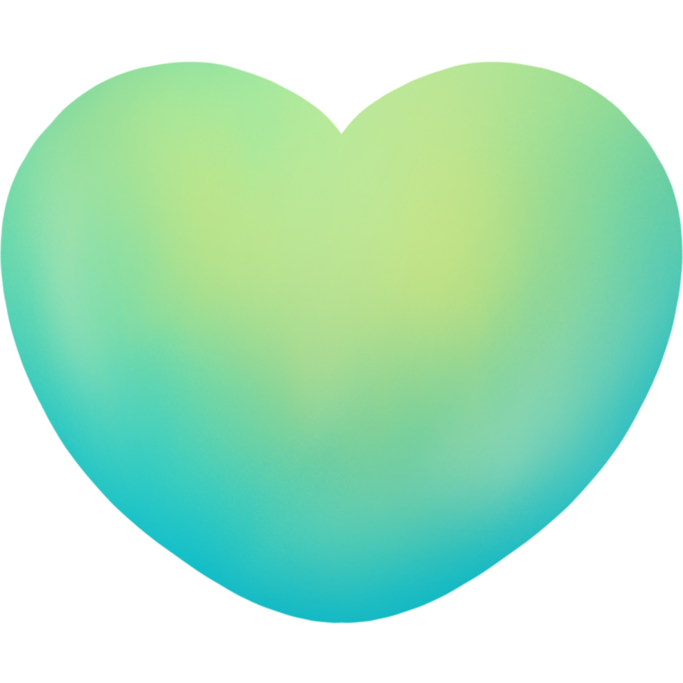 green heart shape png