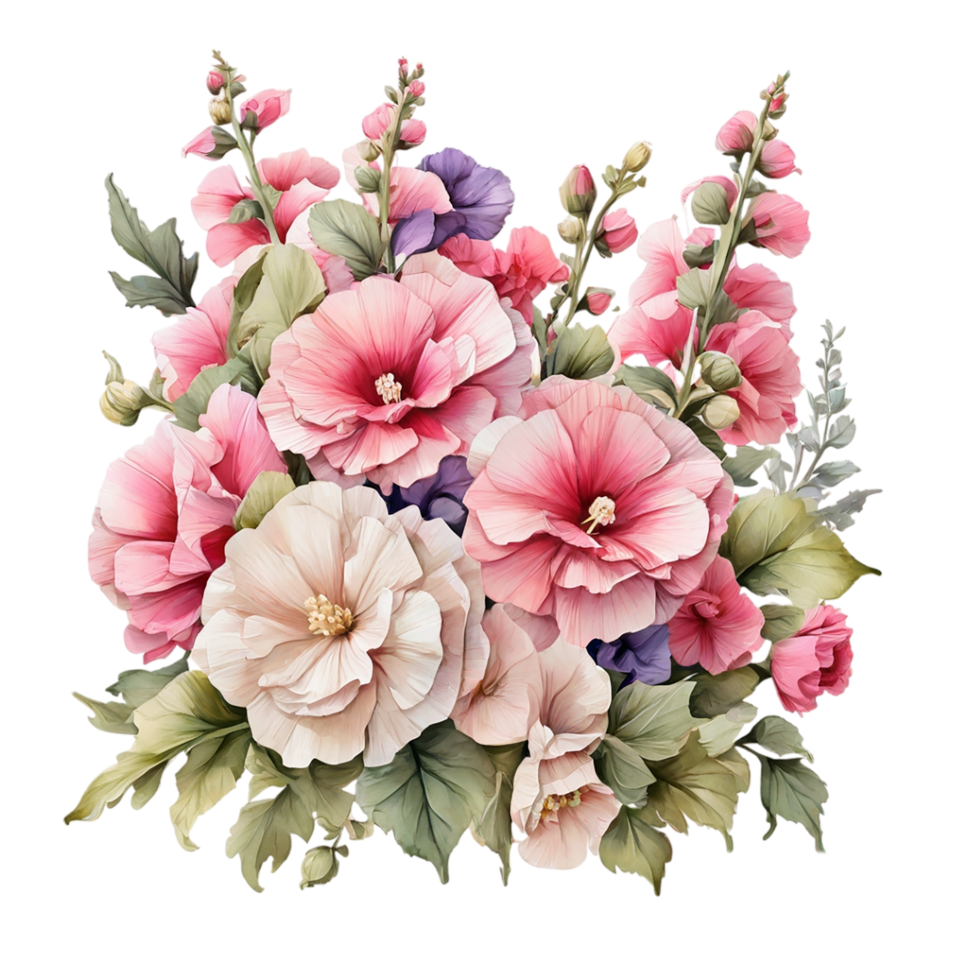 Watercolor Flower Bouquet png