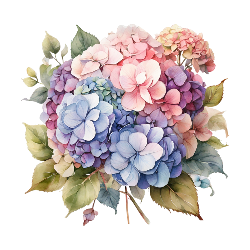 Watercolor Flower Bouquet png