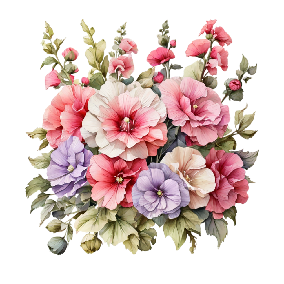 Watercolor Flower Bouquet png