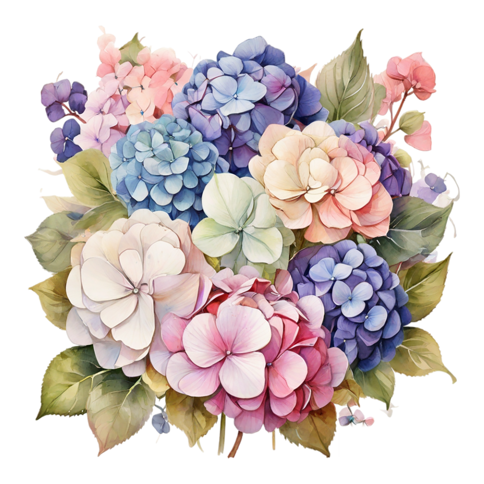 Watercolor Flower Bouquet png