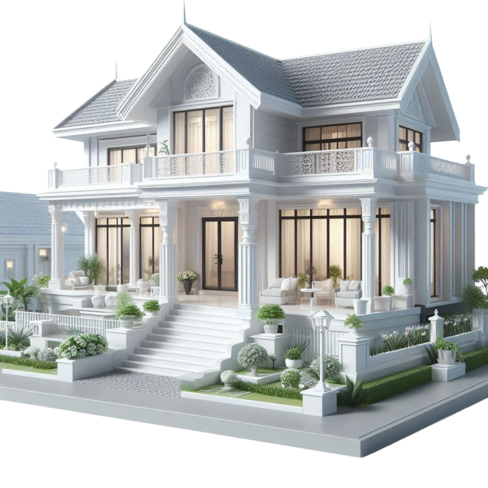 3d Model Of Modern Luxury png