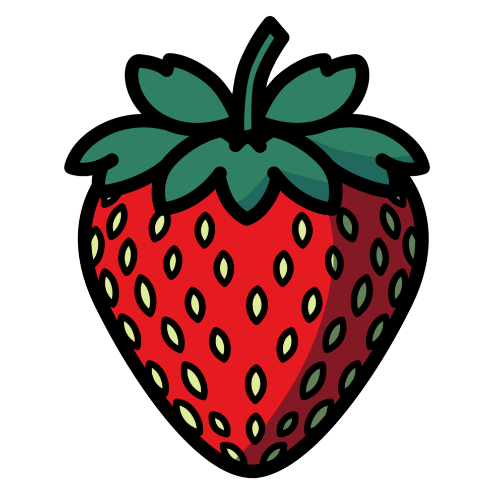 Strawberry fruit icon clipart logo and symbol png