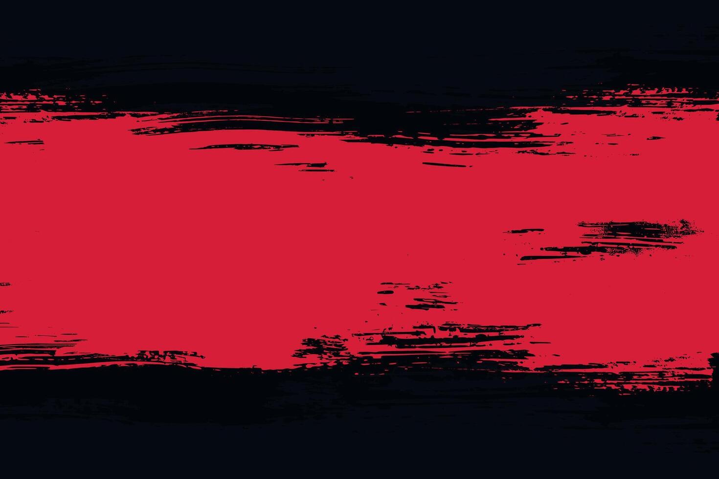 Red grunge texture on black background. Red grunge banner vector