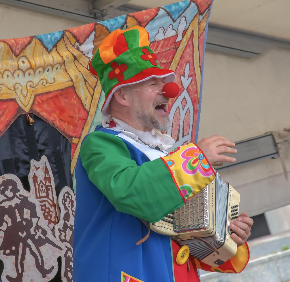 Nitra, Slovakia - 05.25.2024 Artists perform at the Nitra Rinek festival photo