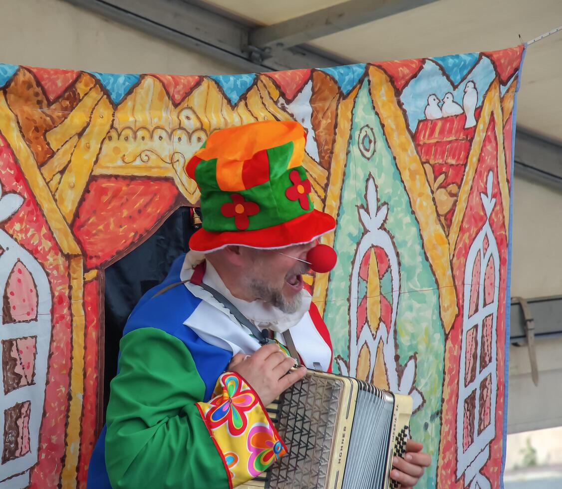 Nitra, Slovakia - 05.25.2024 Artists perform at the Nitra Rinek festival photo
