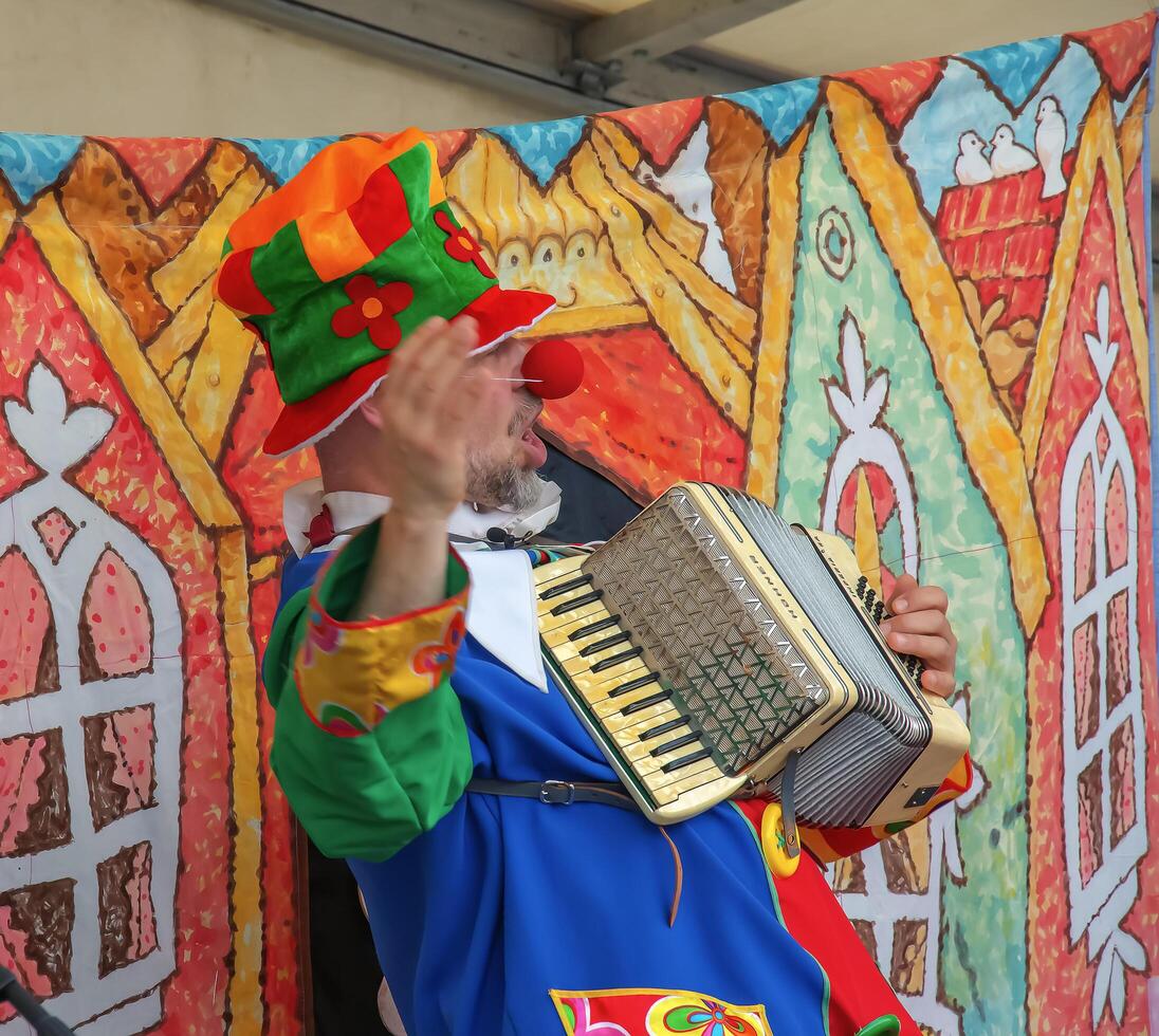 Nitra, Slovakia - 05.25.2024 Artists perform at the Nitra Rinek festival photo