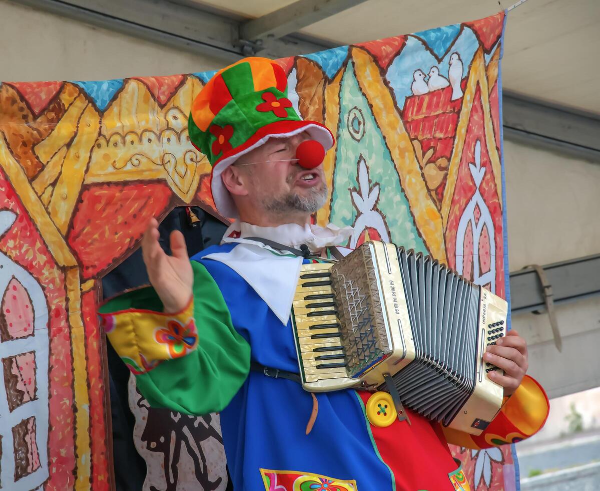 Nitra, Slovakia - 05.25.2024 Artists perform at the Nitra Rinek festival photo