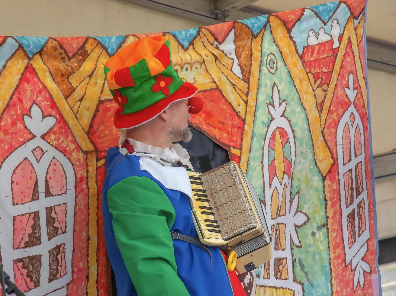 Nitra, Slovakia - 05.25.2024 Artists perform at the Nitra Rinek festival photo