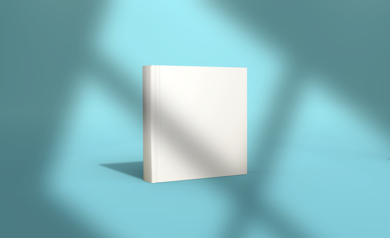 Realistic square book mockup design isolated render psd