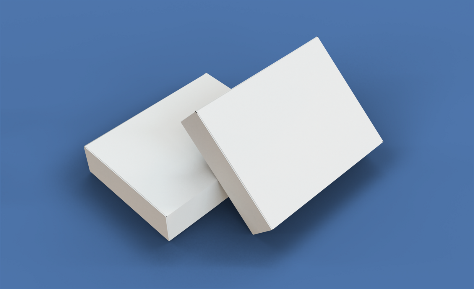 3d render box mockup template packaging design psd