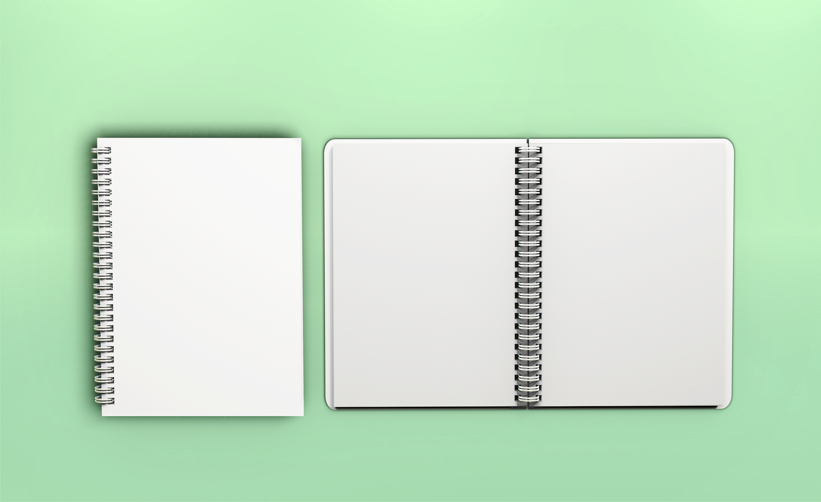 Realistic Book template render isolated psd
