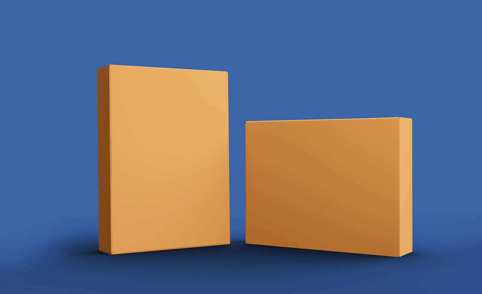 3d render box mockup template packaging design psd