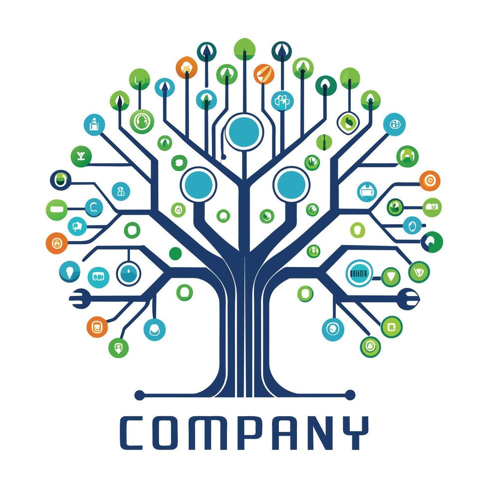 Creative Logo Design for Technological company vector