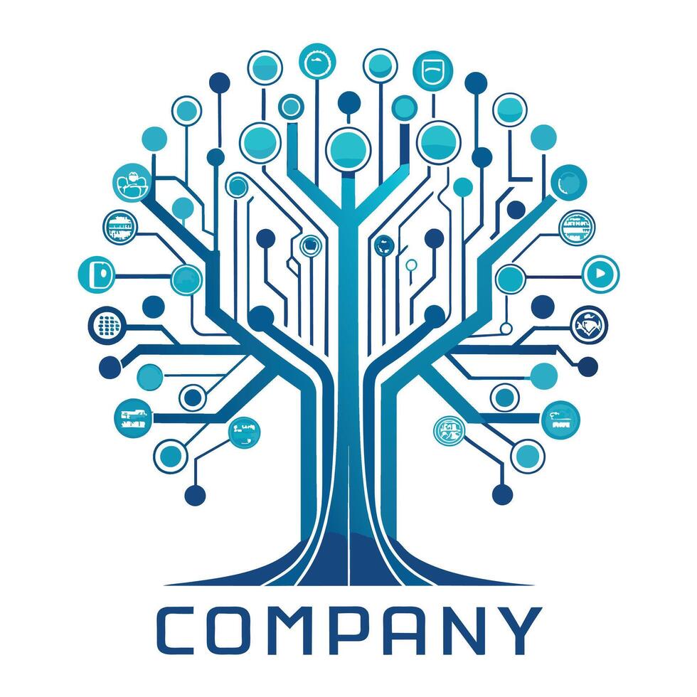 Creative Logo Design for Technological company vector