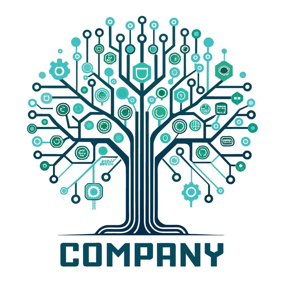Creative Logo Design for Technological company vector