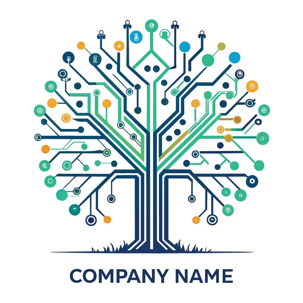 Creative Logo Design for Technological company vector