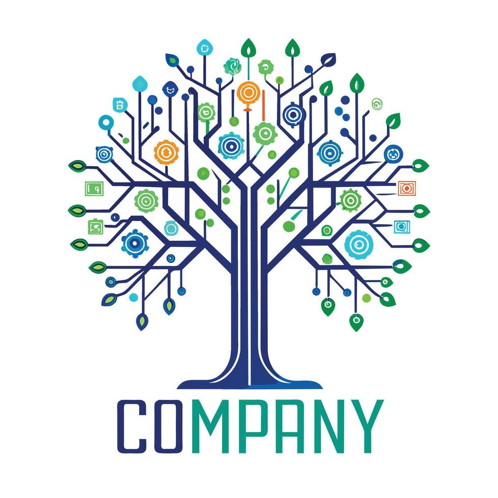 Creative Logo Design for Technological company vector