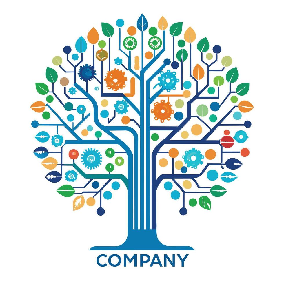 Creative Logo Design for Technological company vector