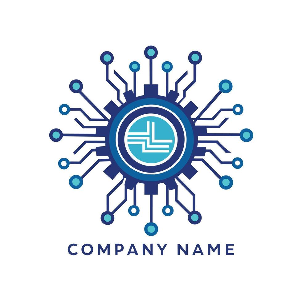 Creative Logo Design for Technological company vector