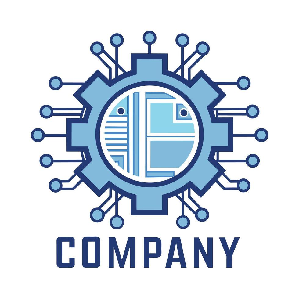 Creative Logo Design for Technological company vector