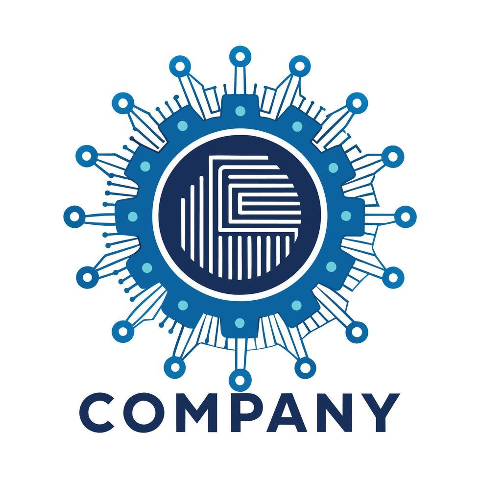 Creative Logo Design for Technological company vector
