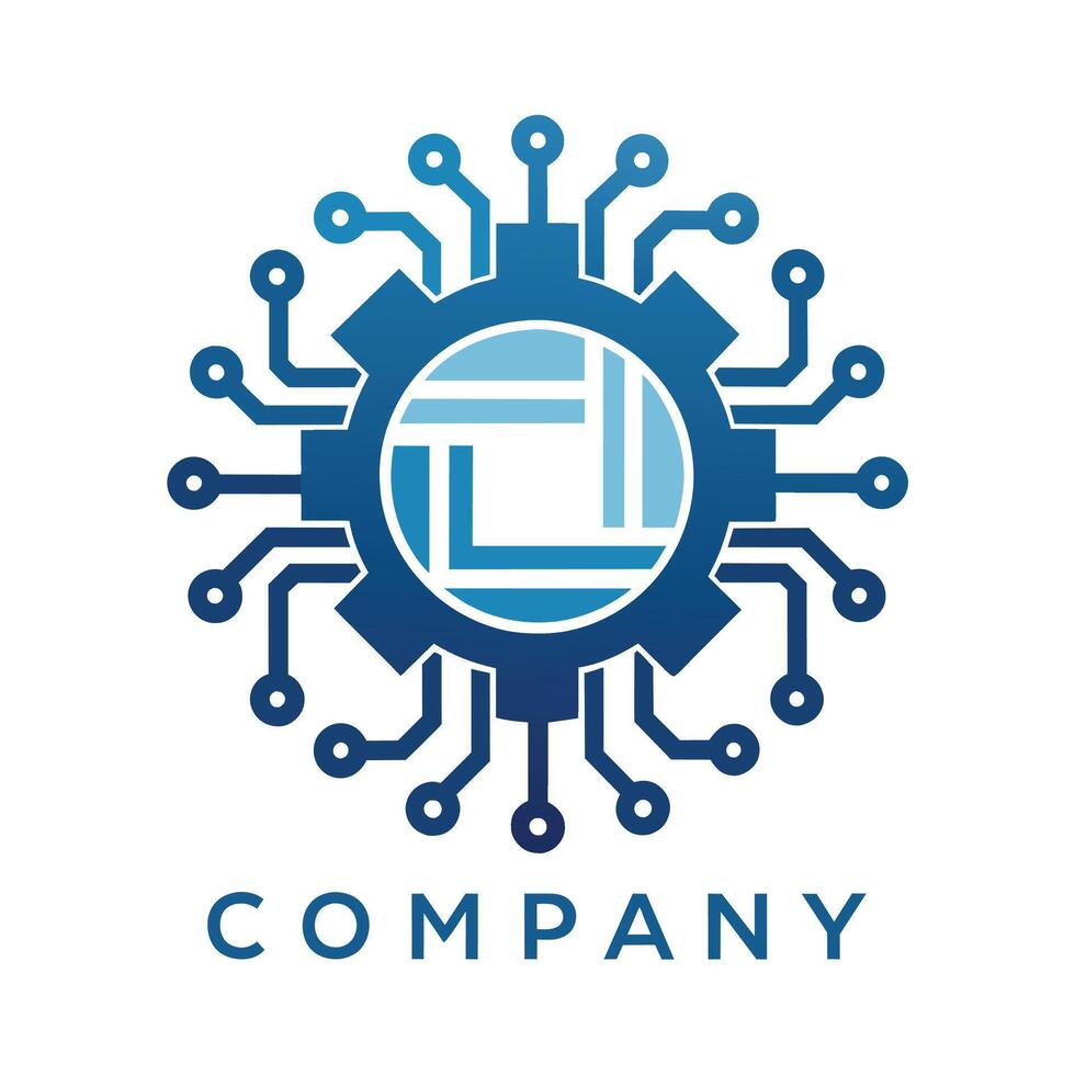 Creative Logo Design for Technological company vector