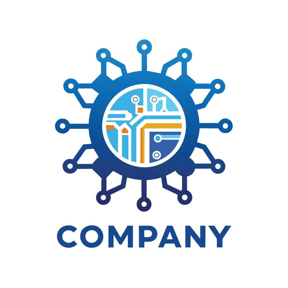 Creative Logo Design for Technological company vector