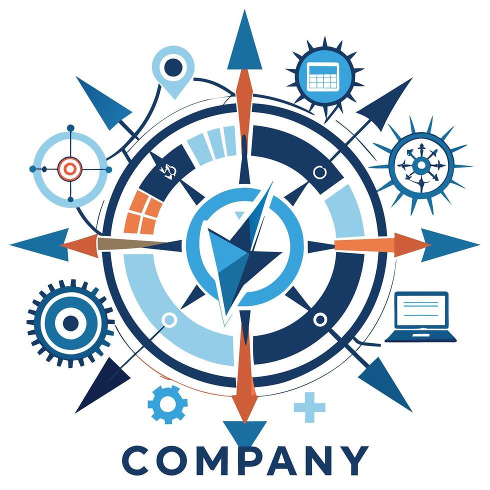 Creative Logo Design for Technological company vector