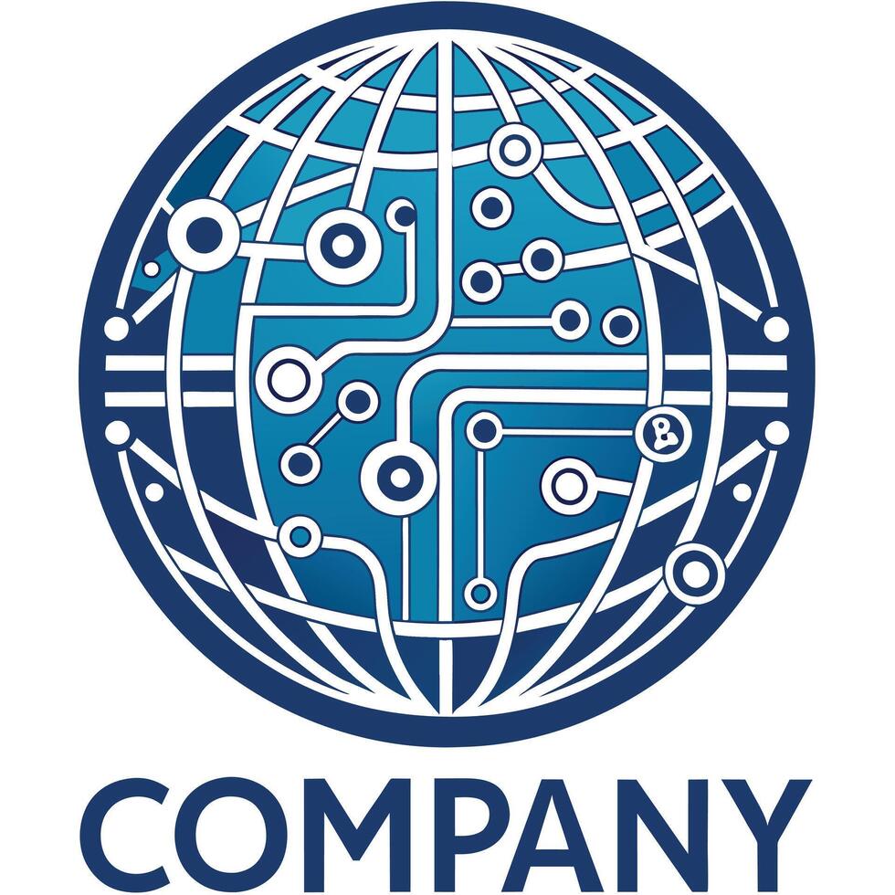 Creative Logo Design for Technological Company vector