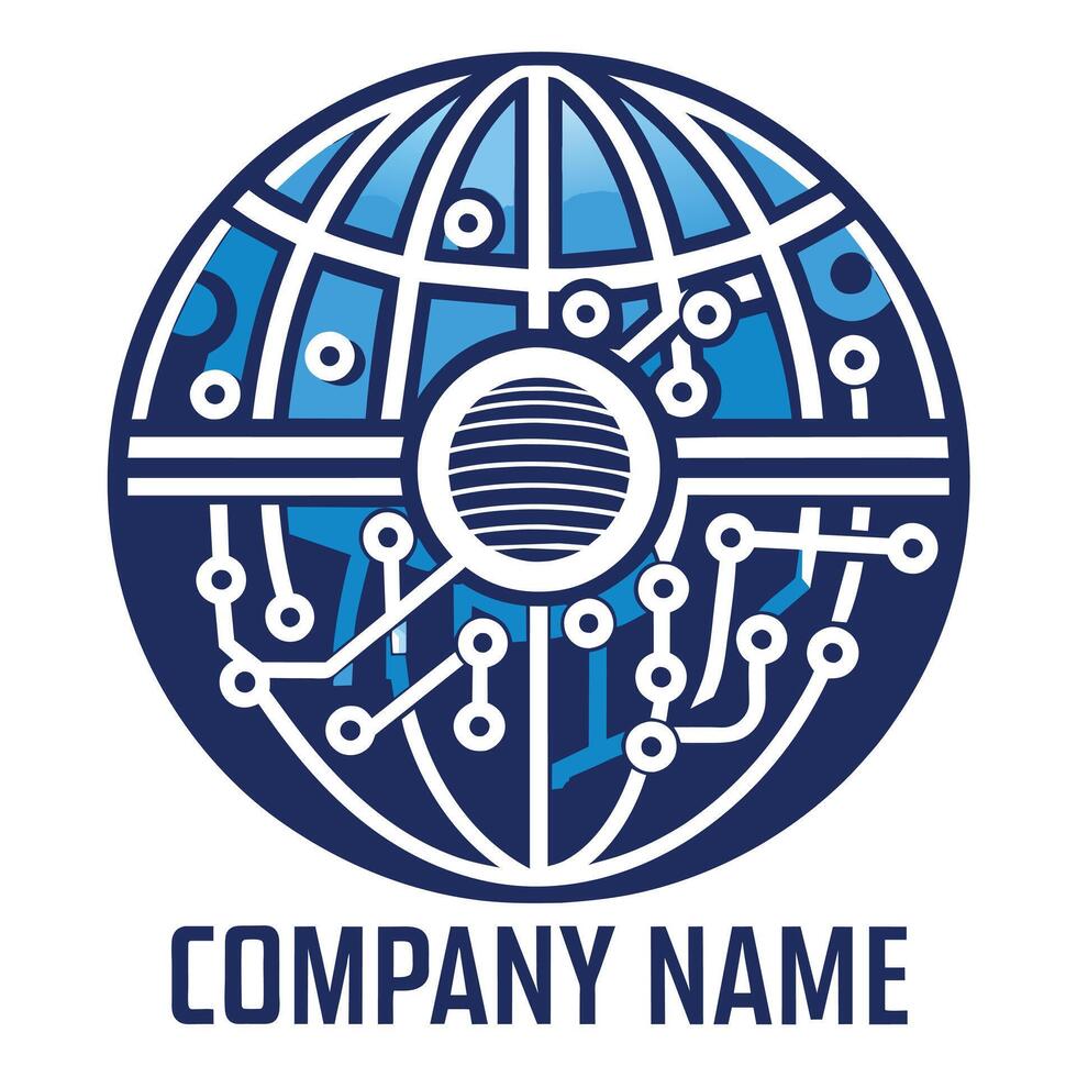 Creative Logo Design for Technological Company vector