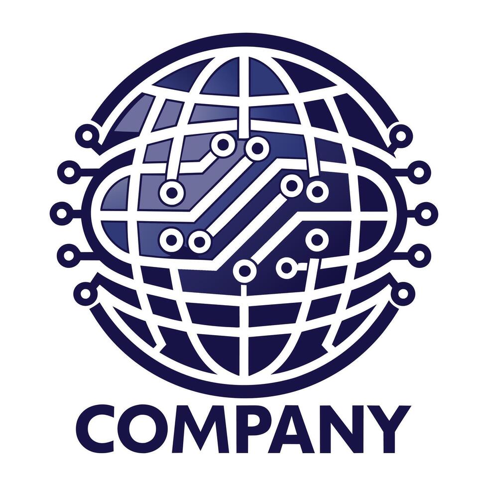 Creative Logo Design for Technological Company vector