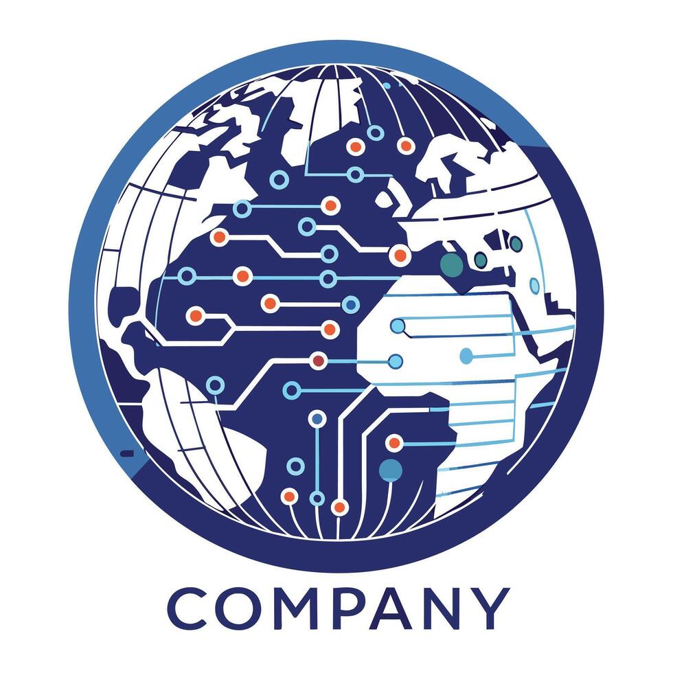 Creative Logo Design for Technological Company vector