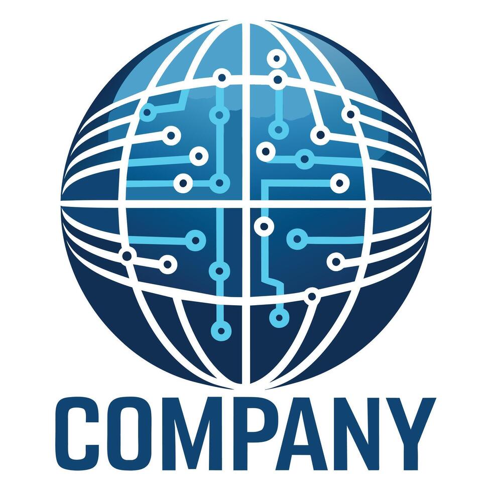 Creative Logo Design for Technological Company vector