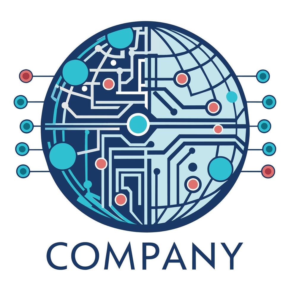 Creative Logo Design for Technological Company vector