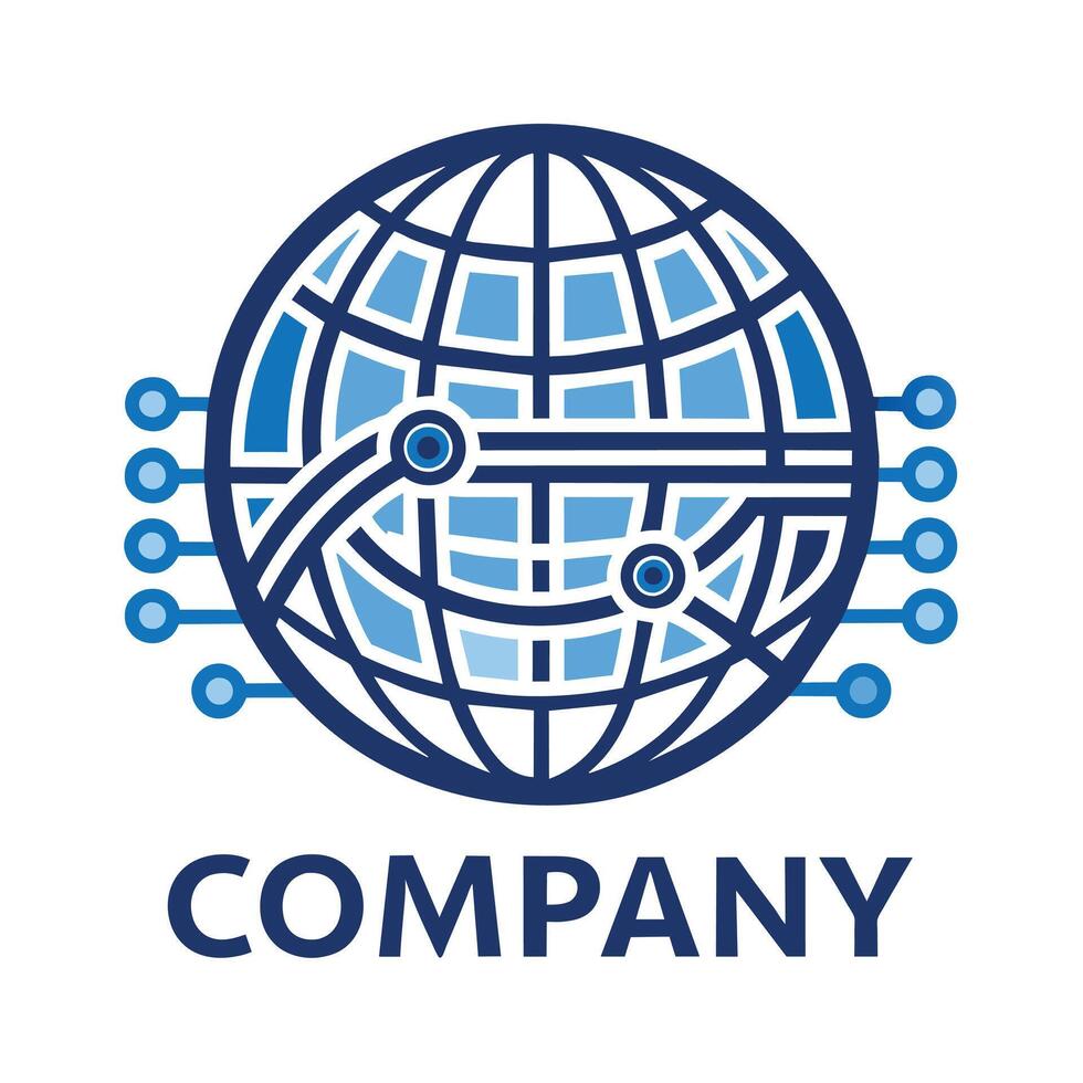 Creative Logo Design for Technological Company vector