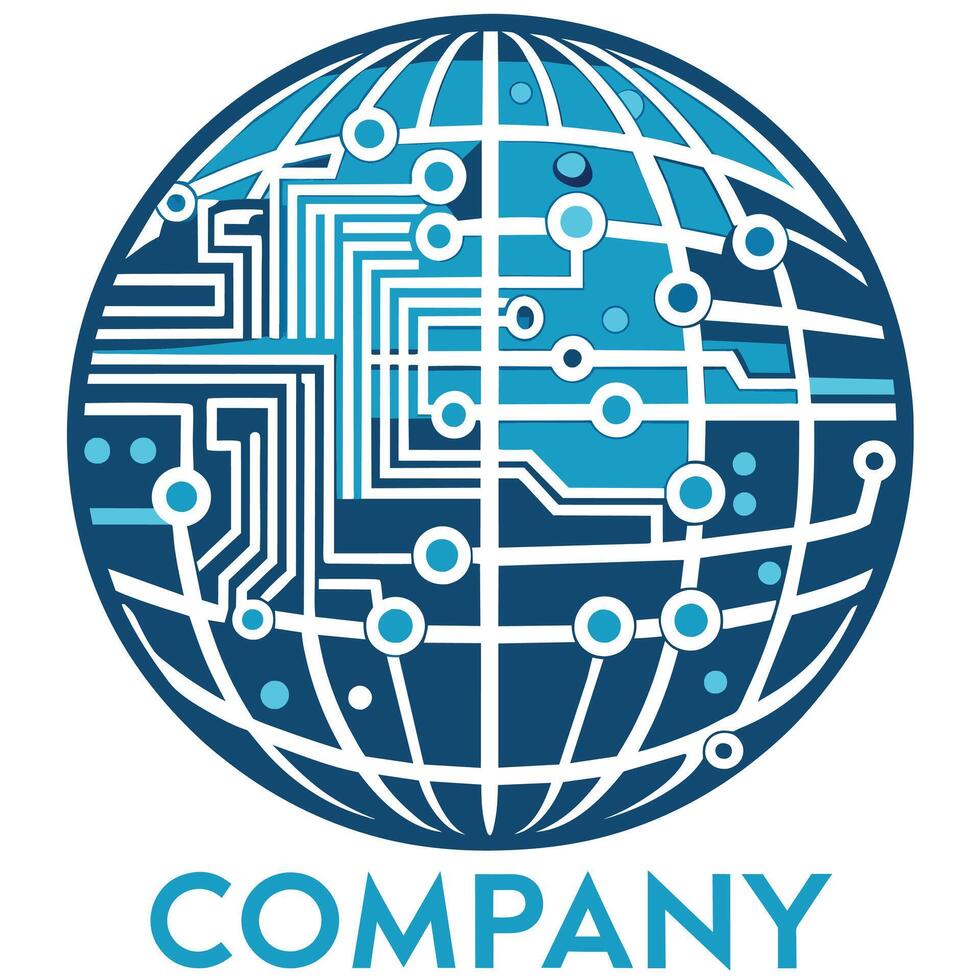 Creative Logo Design for Technological Company vector