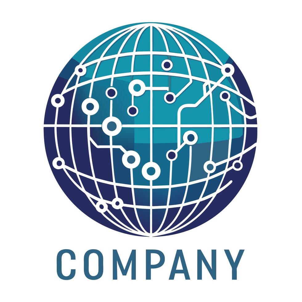 Creative Logo Design for Technological Company vector