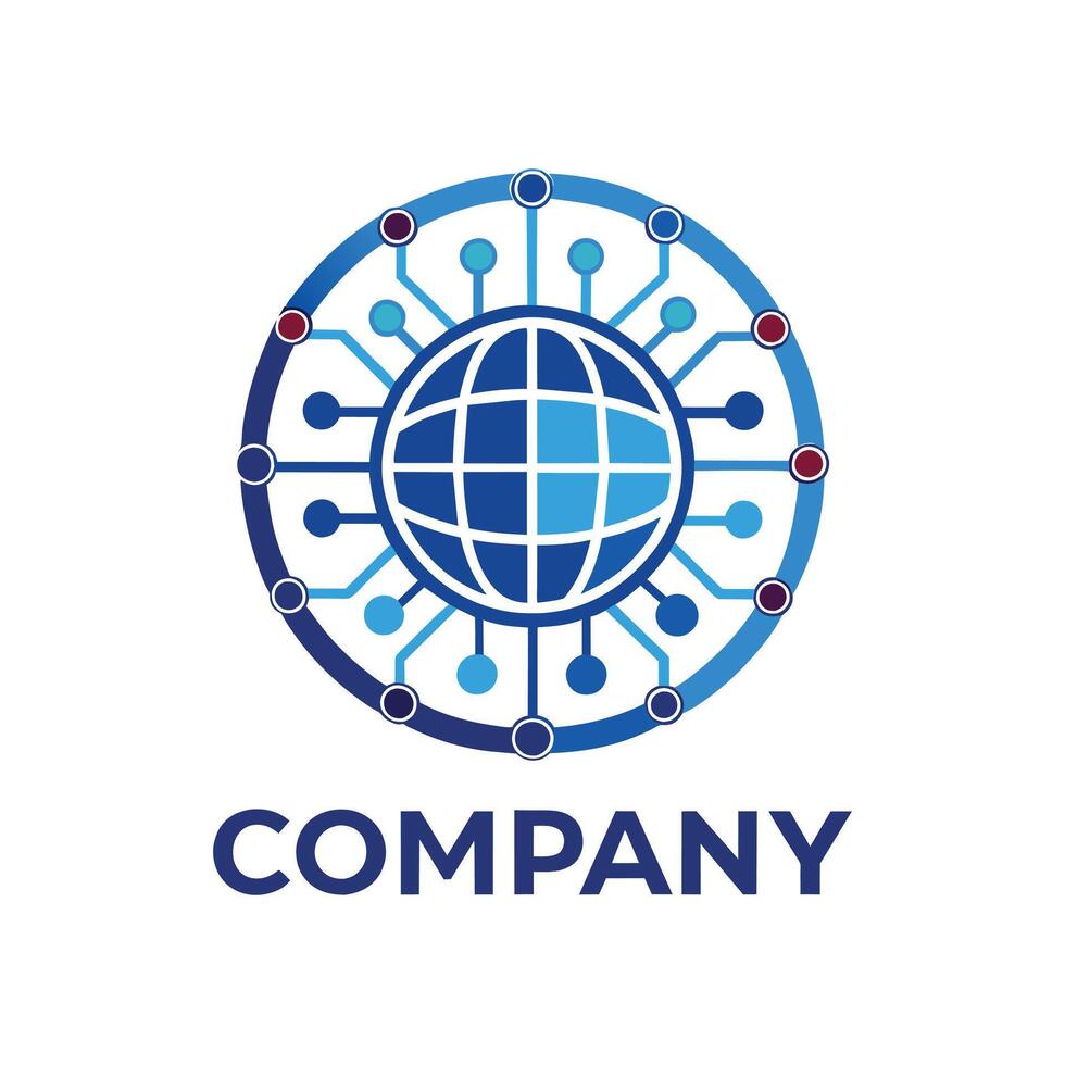 Creative Logo Design for Technological Company vector