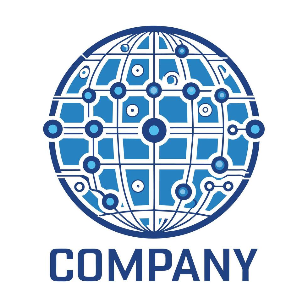 Creative Logo Design for Technological Company vector