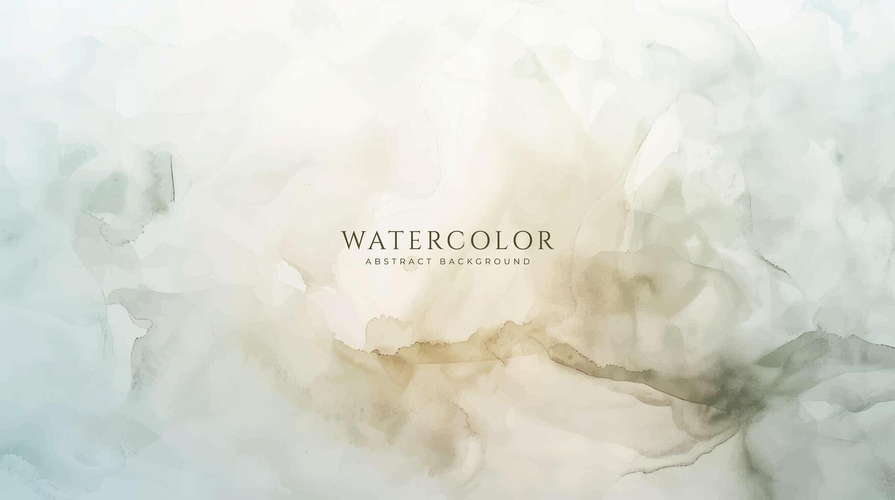 Abstract horizontal watercolor background. Neutral light colored empty space background illustration vector