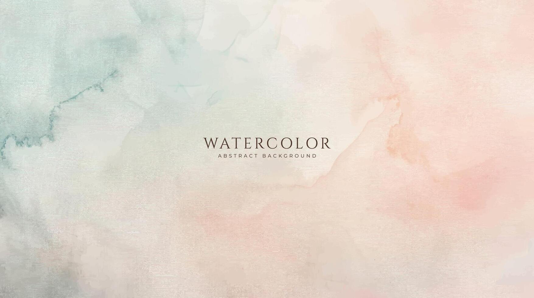 Abstract horizontal watercolor background. Neutral light colored empty space background illustration vector